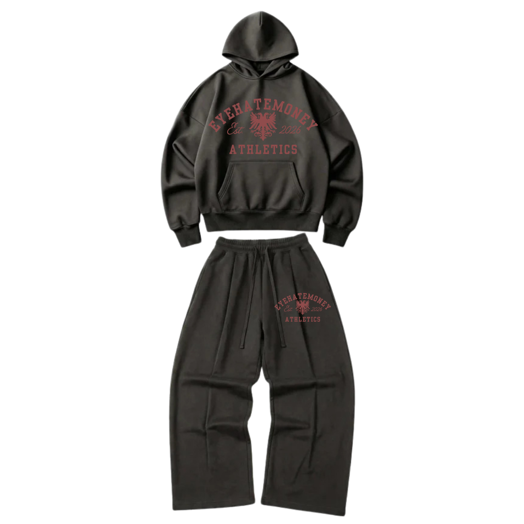 "EHM ATHLETICS" (red) SWEATSUIT