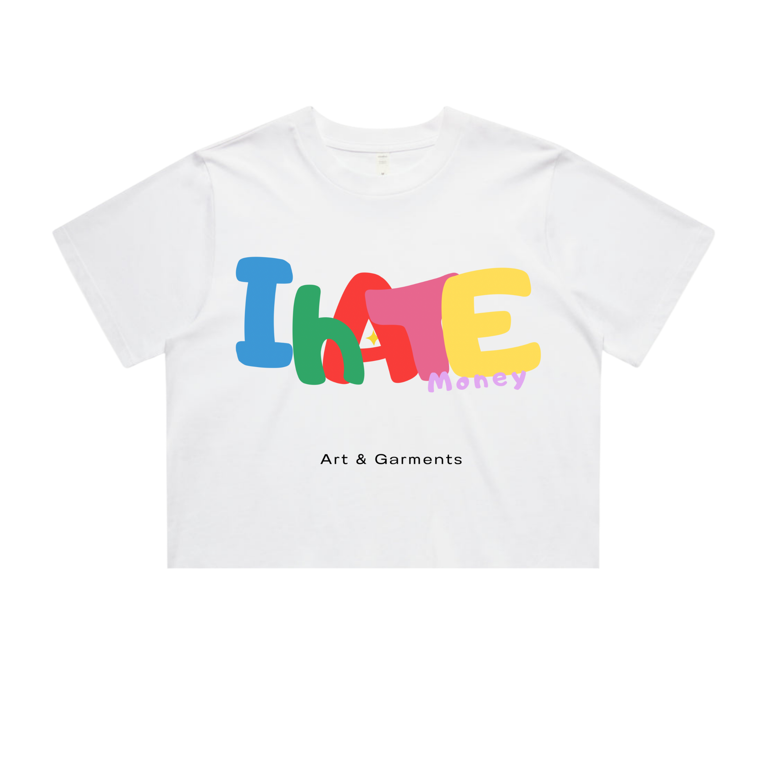 "COLOR CLASH" CROP TOP