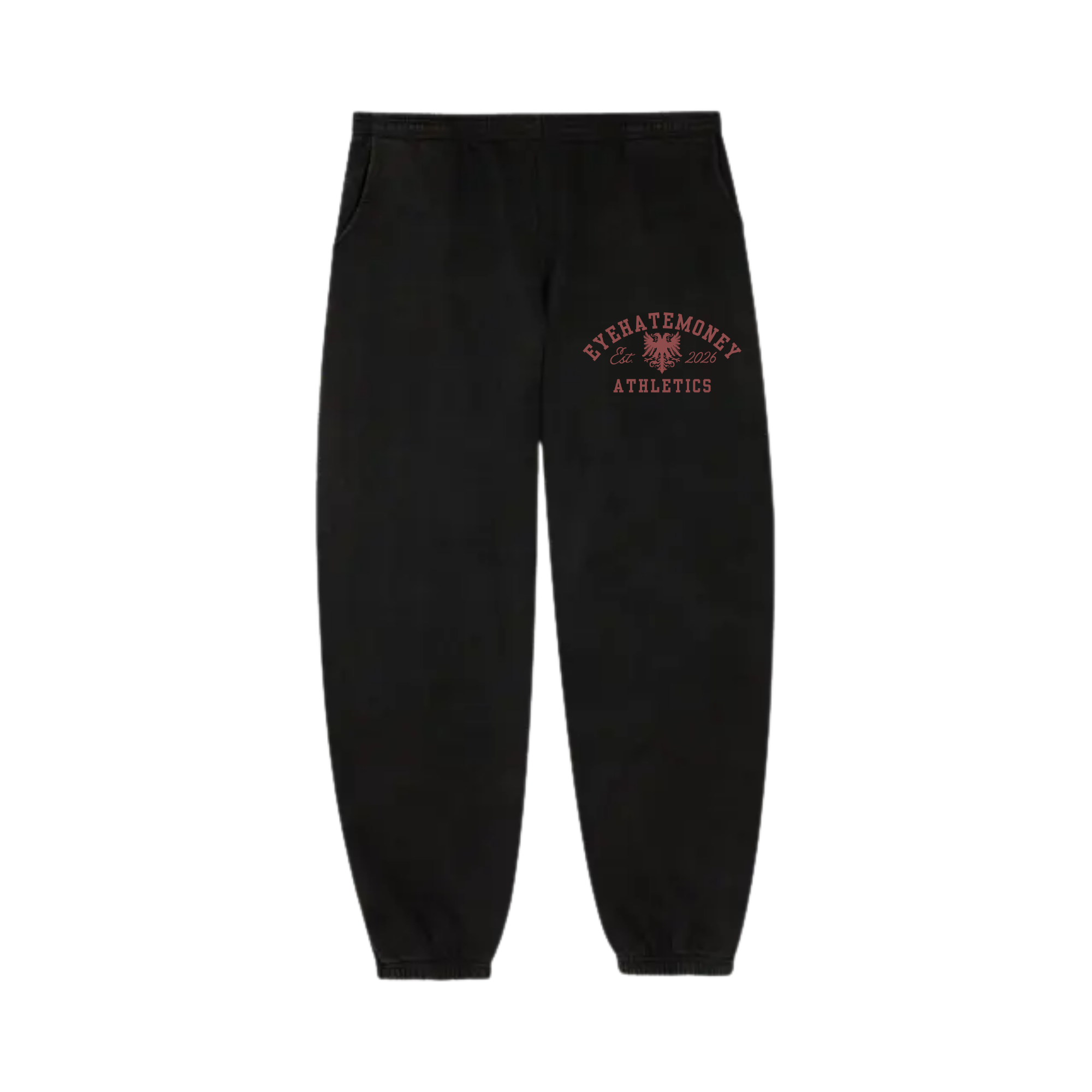 "EHM ATHLETICS" FITTED SWEATS