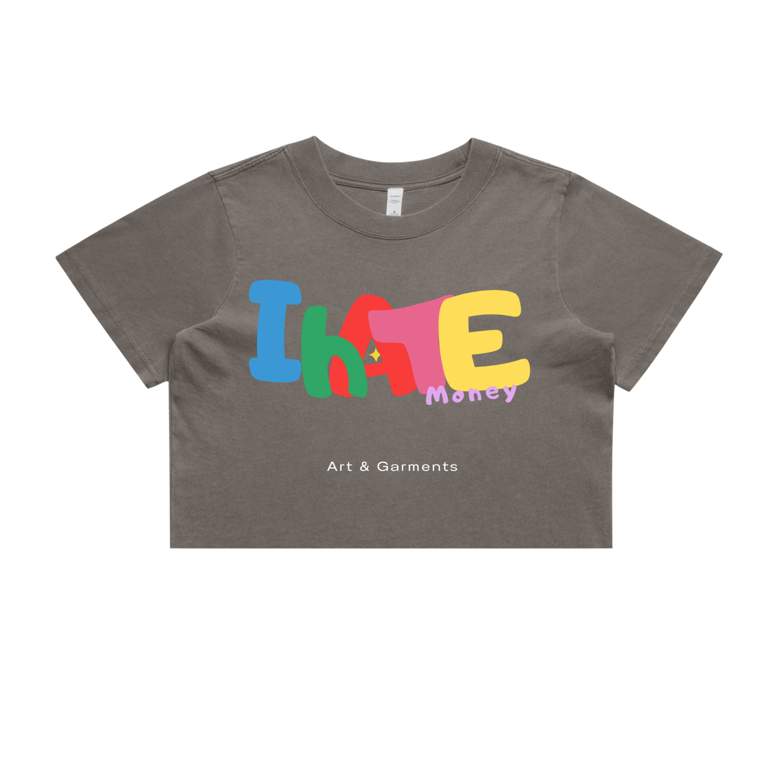 "COLOR CLASH" CROP TOP