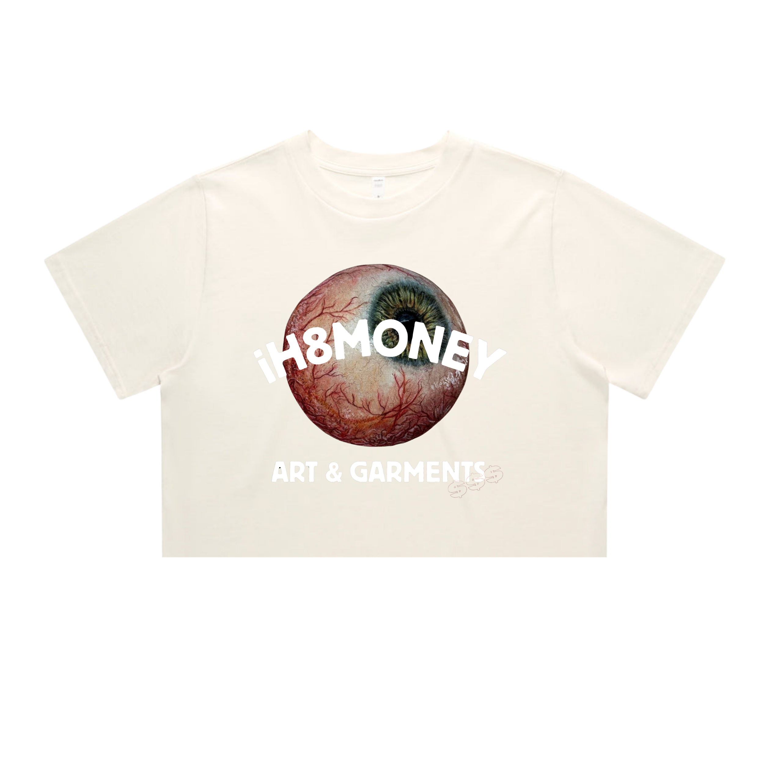 "ALL EYES ON US" CROP TOP