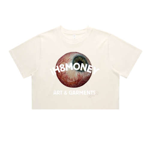 "ALL EYES ON US" CROP TOP