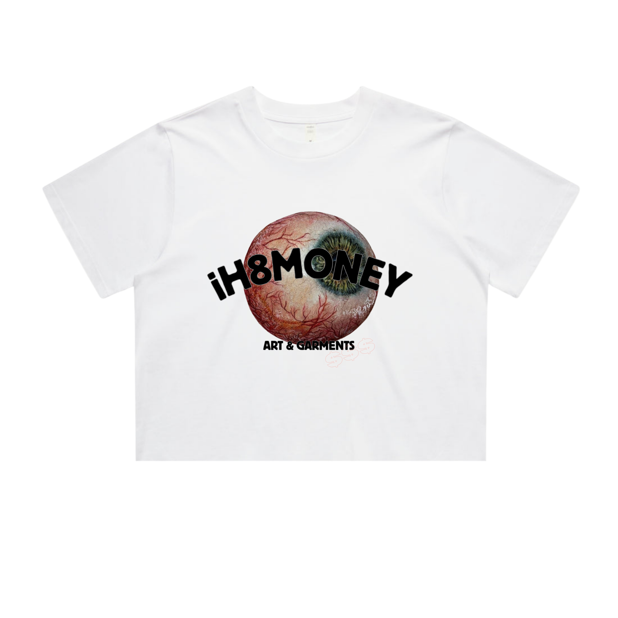 "ALL EYES ON US" CROP TOP