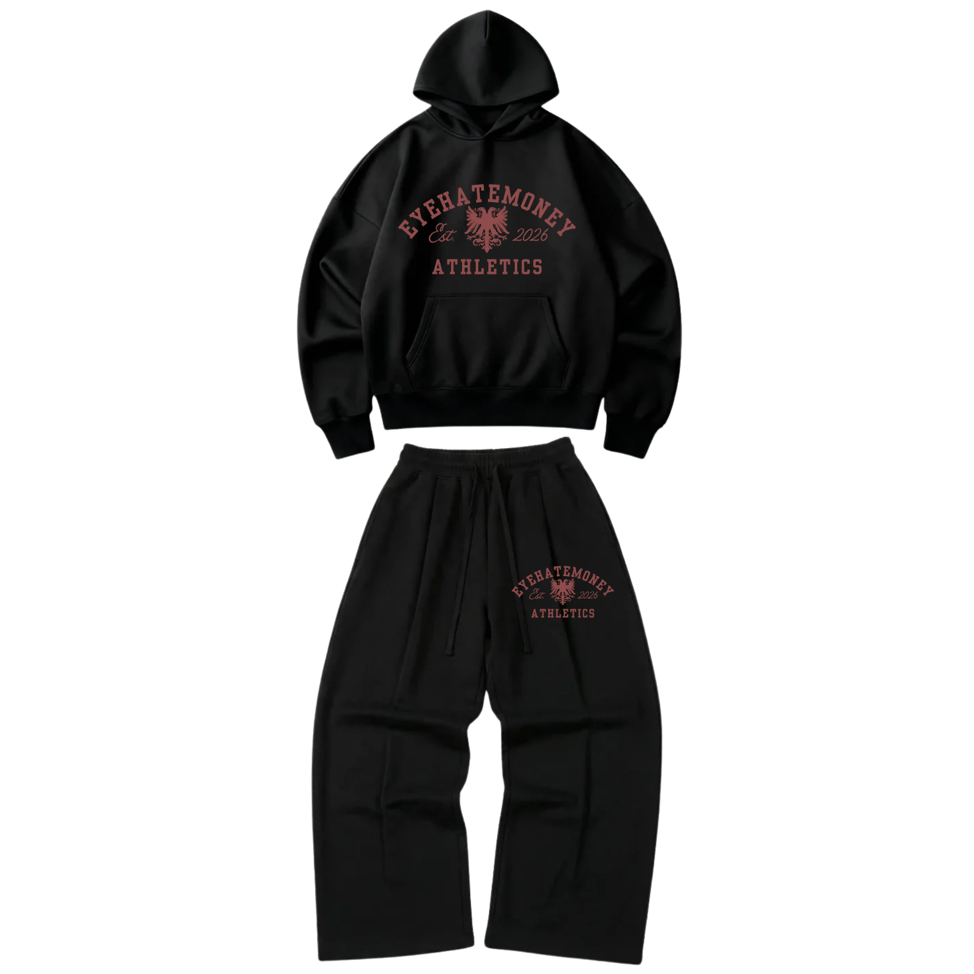 "EHM ATHLETICS" (red) SWEATSUIT